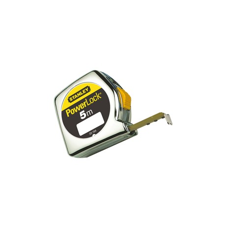 Flessometro PowerLock - 5 m - larghezza nastro 1,9 cm - Stanley