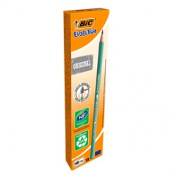 Matita in resina Evolution Graphite 650 - gradazione HB - Bic - conf. 12 pezzi