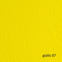 Cartoncino Elle Erre - 50x70cm - 220gr - giallo 107 - Fabriano -  blister 20 fogli