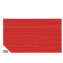 Carta crespa - 50 x 250 cm - 48 gr - rosso ciliegia 790 - Rex Sadoch - conf.10 rotoli