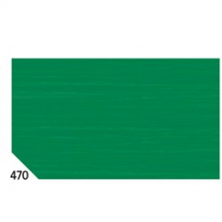 Carta crespa - 50 x 250 cm - 48 gr - verde bandiera 470 - Rex Sadoch - conf.10 rotoli
