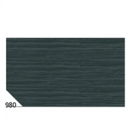 Carta crespa - 50 x 250 cm - 48 gr - nero 980 - Rex Sadoch - conf. 10 rotoli