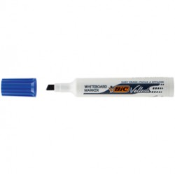 marcatore Whiteboard Marker Velleda 1791 - punta scalpello 3,3-4,6mm - blu - Bic