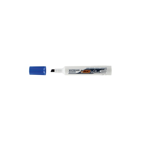 Pennarello Whiteboard Marker Velleda 1791 - punta a scalpello da 3,3mm a 4,6mm - blu - Bic