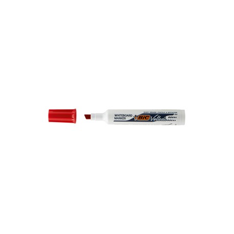 Pennarello Whiteboard Marker Velleda 1791  - punta a scalpello da 3,3mm a 4,6mm  - rosso- Bic