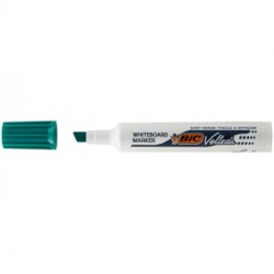 Pennarello Whiteboard Marker Velleda 1791  - punta a scalpello da 3,3 a 4,6mm - verde - Bic