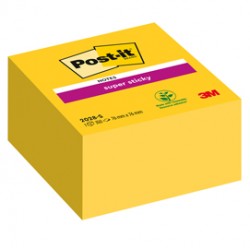 Blocco foglietti Post it® Super Sticky - 2028-S - 76 x 76 mm - giallo oro - 350 fogli - Post it®