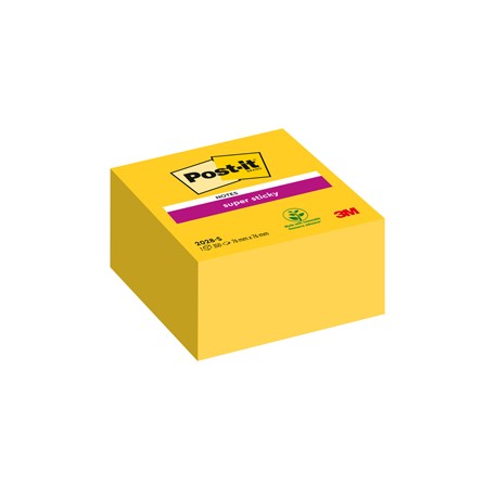 Blocco foglietti Post it® Super Sticky - 2028-S - 76 x 76 mm - giallo oro - 350 fogli - Post it®