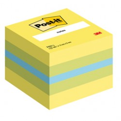 Blocco foglietti Minicubo - 2051-L - 51 x 51 mm - 72 gr - colori assortiti - 400 fogli - Post it®