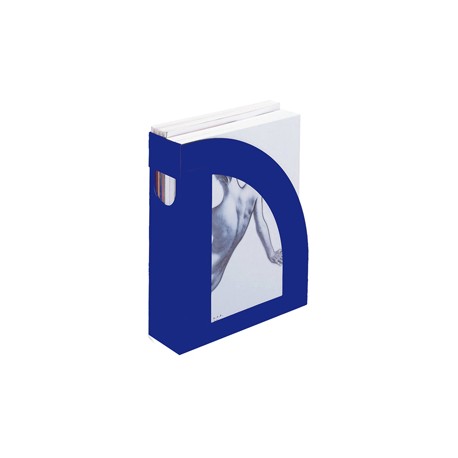 Portariviste E803 - 24,5 x 30 cm -  dorso 7,5 cm - blu - Fellowes