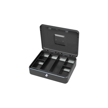 Cassetta portavalori Secur - 15 x 11 x 7 cm - grigio - Metalplus