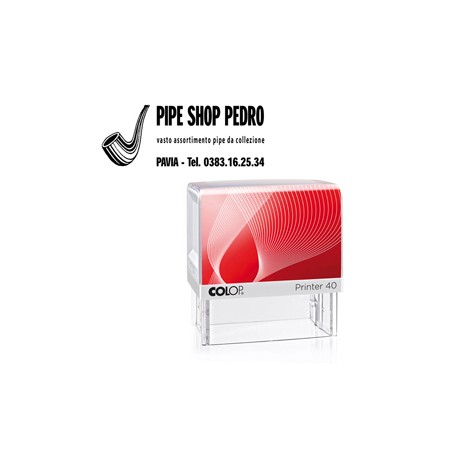 Timbro Printer 40 - 23 x 59 mm - 6 righe - autoinchiostrante - nero - Colop