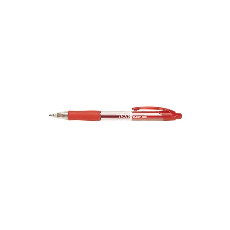 Penna a sfera a scatto Easy gel - tratto 0,5mm - rosso - Tratto