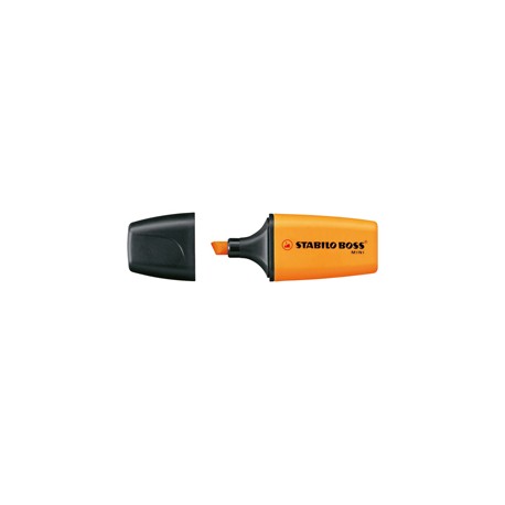 Evidenziatore Boss Mini - punta a scalpello- tratto 2 - 5 mm - arancio 54 - Stabilo