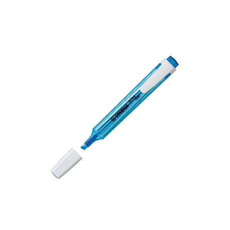 Evidenziatore Swing Cool - punta a scalpello - tratto 1 - 4 mm - azzurro - Stabilo