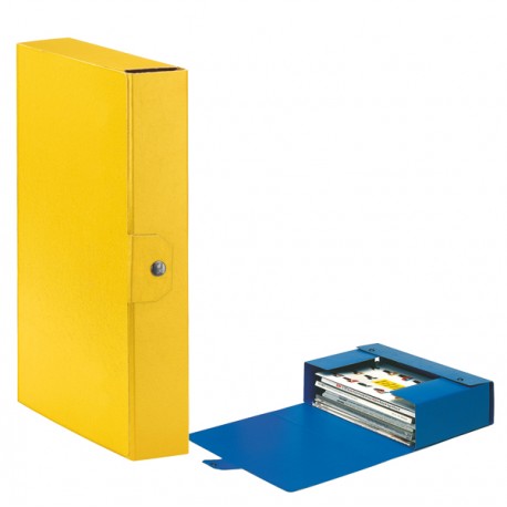 Scatola progetto Eurobox - dorso 6 cm - 25x35 cm - giallo - Esselte