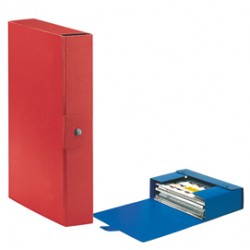 Scatola progetto Eurobox - dorso 6 cm - 25x35 cm - rosso - Esselte