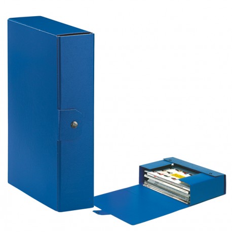 Scatola progetto Eurobox - dorso 8 cm - 25x35 cm - blu - Esselte