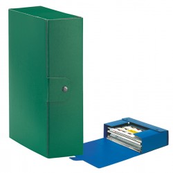 Scatola progetto Eurobox - dorso 10 cm - 25x35 cm - verde - Esselte