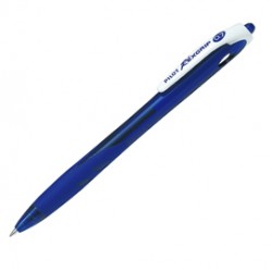 Penna a sfera a scatto Rexgrip - punta 0,7mm - blu  - Pilot