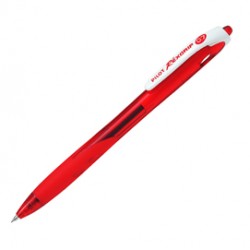 Penna a sfera a scatto Rexgrip - punta 0,7mm - rosso - Pilot