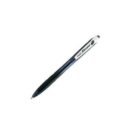 Penna a sfera a scatto Rexgrip - punta 1,0mm - nero - Pilot
