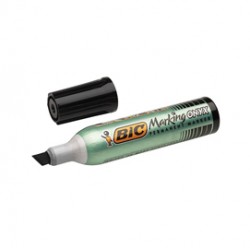 Marcatore permanente Marking Onyx - punta scalpello 2,70-6,20mm - nero - Bic - conf. 12 pezzi