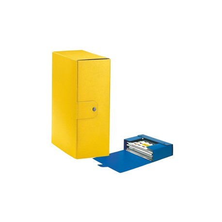 Scatola progetto Eurobox - dorso 12 cm - 25 x 35 cm - giallo - Esselte