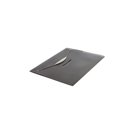 Cartellina con elastico Swing - PPL - 23,5x34,5 cm - trasparente grigio - Fellowes