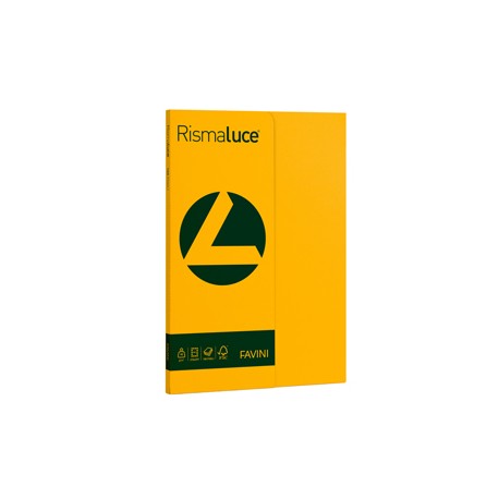 Carta Rismaluce Small - A4 - 90 gr - giallo oro 52 - Favini - conf. 100 fogli