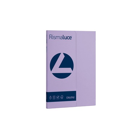 Carta Rismaluce Small - A4 - 90 gr - viola 49 - Favini - conf. 100 fogli