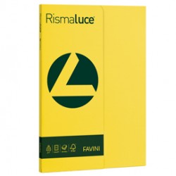 Carta RISMALUCE SMALL A4 200gr 50fg giallo sole 53 FAVINI