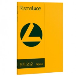 Carta RISMALUCE SMALL A4 200gr 50fg giallo oro 52 FAVINI