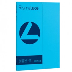 Carta Rismaluce Small - A4 - 200 gr - azzurro 55 - Favini - conf. 50 fogli