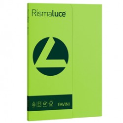 Carta Rismaluce Small - A4 - 200 gr - pistacchio 54 - Favini - conf. 50 fogli