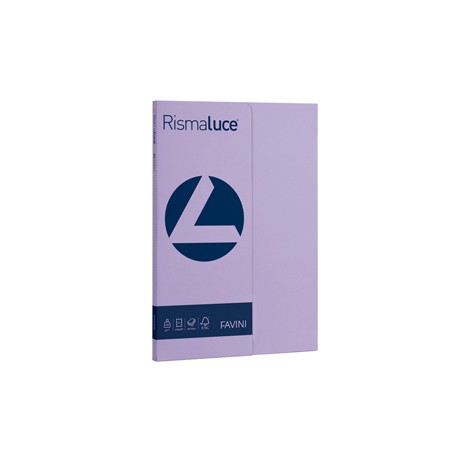 Carta Rismaluce Small - A4 - 200 gr - viola 49 - Favini - conf. 50 fogli