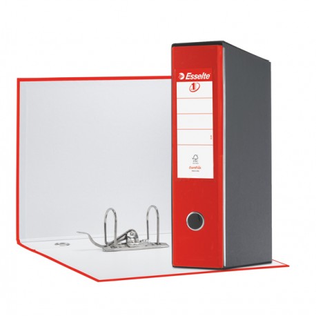 Registratore Eurofile G55 - dorso 8 cm - protocollo 23 x 33 cm - rosso - Esselte