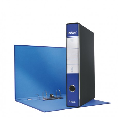 Registratore Oxford G84 - dorso 5 cm - protocollo 23 x 33 cm - blu - Esselte