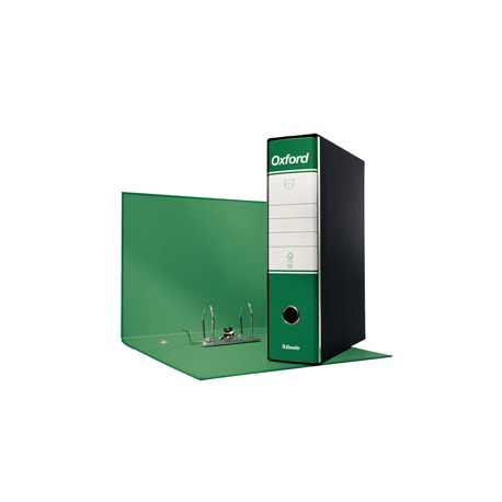 Registratore Oxford G85 - dorso 8 cm - protocollo 23 x 33 cm - verde - Esselte
