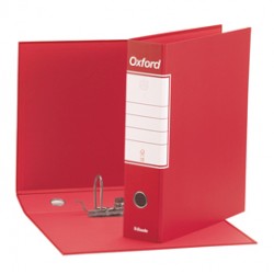 Registratore Oxford G83 - dorso 8 cm - commerciale 23 x 30 cm - rosso - Esselte