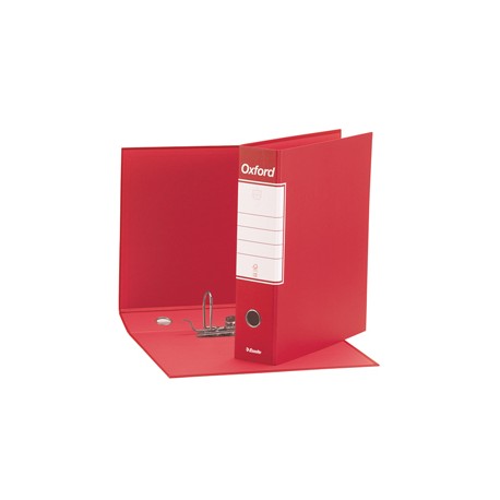 Registratore Oxford G83 - dorso 8 cm - commerciale 23 x 30 cm - rosso - Esselte