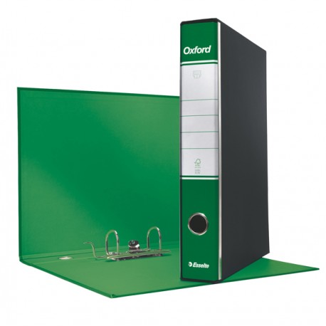 Registratore Oxford G82 - dorso 5 cm - commerciale 23 x 30 cm - verde - Esselte