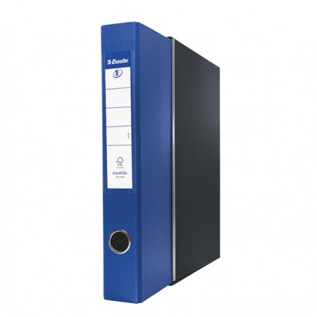 Registratore Eurofile G54 - dorso 5 cm - protocollo 23 x 33 cm - blu - Esselte