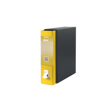 Registratore Dox 1 - dorso 8 cm - commerciale 23 x 29,7 cm - giallo - Esselte Dox