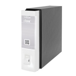 Registratore Dox 2 - dorso 8 cm - protocollo 23x34 cm - bianco - Esselte Dox