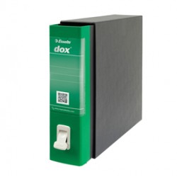 Registratore Dox 2 - dorso 8 cm - protocollo 23 x 34 cm - verde - Esselte Dox