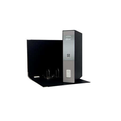 Registratore Dox 2 - dorso 8 cm - protocollo 23x34 cm - grigio chiaro - Esselte Dox