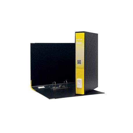 Registratore Dox 5 - dorso 5 cm - protocollo 23 x 34 cm - giallo - Esselte Dox