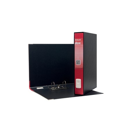 Registratore Dox 5 - dorso 5 cm - protocollo 23 x 34 cm - rosso - Esselte Dox