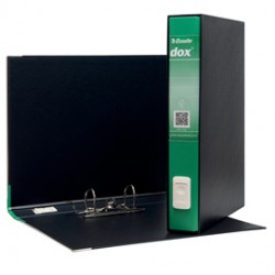Registratore DOX 5 verde dorso 5cm f.to protocollo REXEL